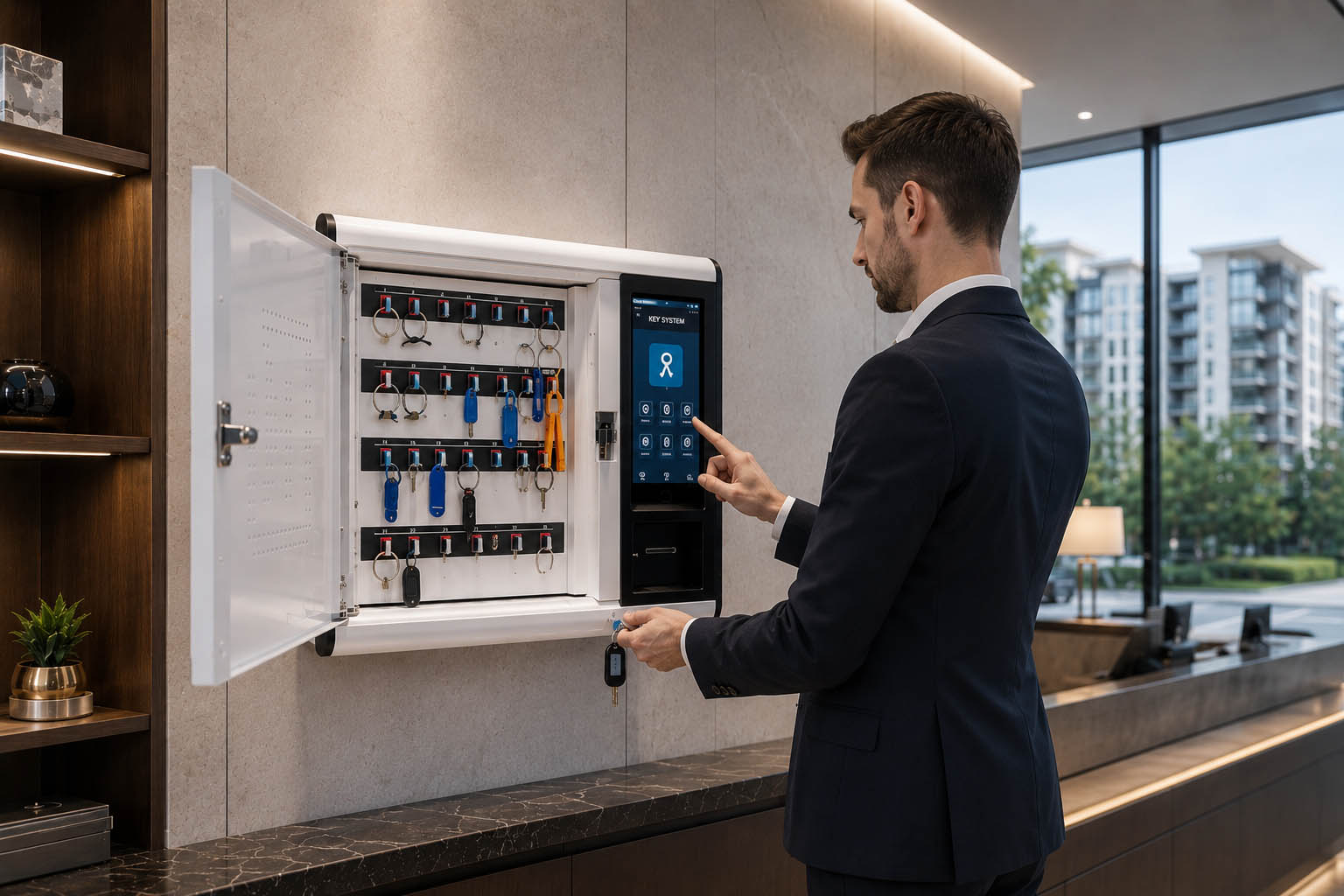 Reception Desk Key Management